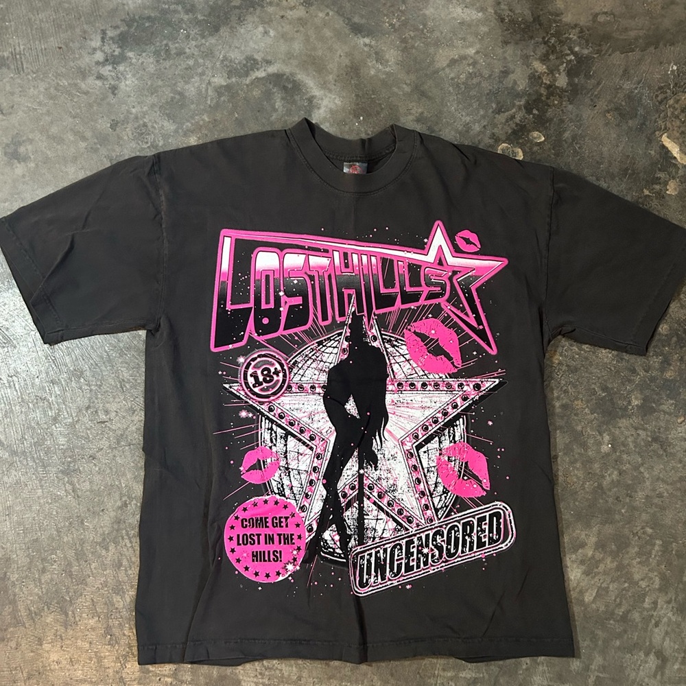 Lost Hills - “Uncensored” Graphic Tee Grey